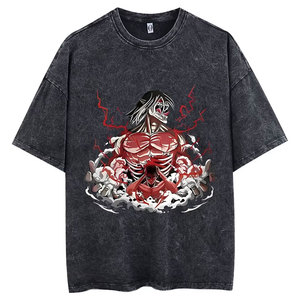 T-shirt Premium Homme à Manches Courtes Coupe Droite en Maille Unie 180 Grammes Confortable 100% Coton Respirant Lavé Design Personnalisé - Product Image 5