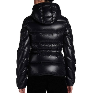 Blouson matelassé unisexe avec manches, blouson d'hiver personnalisé pour homme, blouson en cuir à capuche, motif imprimé, prix bas - Product Image 4