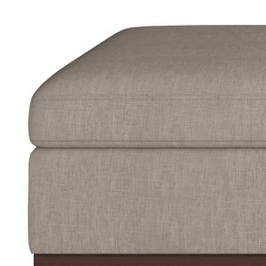 Owen Natural Square Coffee <b>Table</b> Storage Ottoman <b>Stools</b> & Ottomans Product - Product Image 2