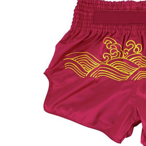 Pantalones Cortos Deportivos de Poliéster Personalizados de Alta Calidad para Hombre con Bolsillo con Cremallera, Pantalones Cortos de Muay Thai Sublimados, Pantalones Cortos Deportivos de Malla para Hombre - Product Image 3