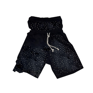 Shorts de Lentejuelas para Mujer, Shorts de Fiesta con Lentejuelas Bordadas y Encaje, Mezcla de Poliéster, Estilo Brillante para la Calle - Product Image 4
