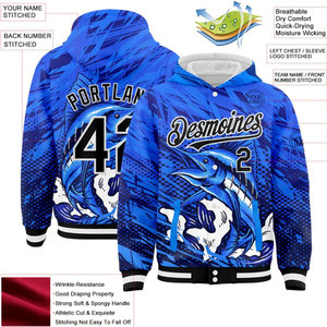 Sudadera Deportiva con Diseño Nuevo y Moderno, Personalizada, de Alta Calidad, 100% Poliéster, Sublimación Completa, Estampado de Delfín - Product Image 2