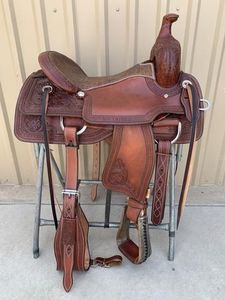Silla de Montar para Caballo con Herrajes de Latón, Precio Directo de Fábrica, OEM ODM, Hecho a Medida, Cuero Genuino de la Mejor Calidad, Silla Australiana - Product Image 2