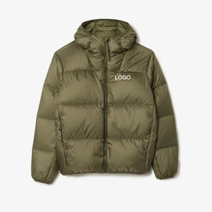 New Formal <b>Men</b> Winter Slim Fit Puffer Quilted Jacket 100% Nylon Waterproof Windproof Zipper Closure OEM Service Outdoor Front - Product Image 6
