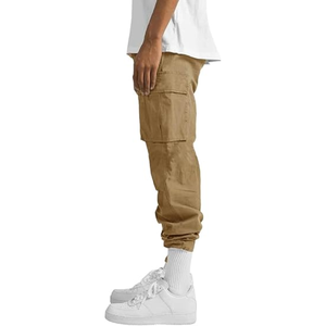 <b>Men</b> Multi Pocket Cargo Pants Spring Autumn Casual <b>Overalls</b> European American Style Manufactured in Bangladesh - Product Image 3