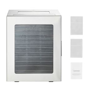 Essiccatore Elettrico per Alimenti da 850W con 12 Vassoi in Acciaio Inox, Controllo Digitale, Temperatura Regolabile, Timer 24 Ore, Spedizione Gratuita - Product Image 1