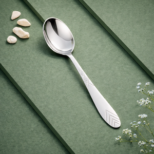 Ensemble de couverts de luxe en acier inoxydable 18/10 avec finition polie miroir, qualité export, pour mariage, maison, cuisine - Product Image 2