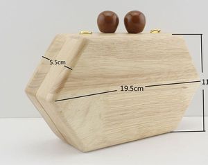 Bolso de Madera al por Mayor con Cierre de Latón y Correa de Cadena, Producto Hecho a Mano de Alta Calidad, Bolso de Madera Más Vendido - Product Image 2
