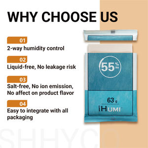 Ihumi 55% deux voies à base de plantes fibre humidité contrôle Pack tablette 8g pour bourgeon séché fleur plante botanique médicale - Product Image 5