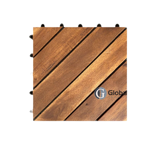 Dalles de terrasse en bois d'acacia du Vietnam, finition mate, antidérapantes, imperméables, installation facile, pour extérieur - Product Image 1