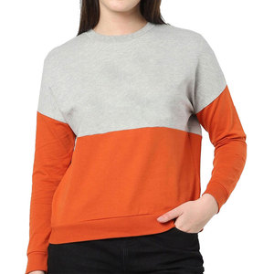 Sudaderas personalizadas con logotipo para mujer, de manga larga, estilo oversize, tela suave, ajuste cómodo, sudadera de moda para mujer - Product Image 1