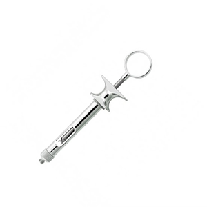 Seringue d'aspiration chirurgicale dentaire en acier, manuelle, pour anesthésie dentaire, certifiée CE, équipement pour usage hospitalier BY GUJJAR SURGICAL - Product Image 6