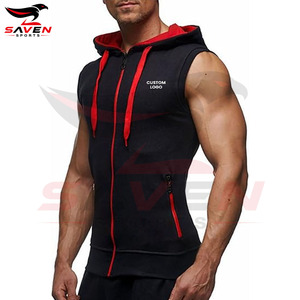 Outer Wear New Arrival <b>Bodybuilding</b> Gym Tank Top Latest Style Fully Customization Logo Print Breathable Sleeveless <b>Hoodies</b> - Product Image 2