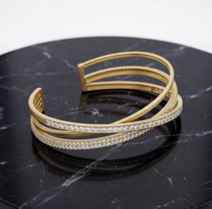 กำไลข้อมือเงินแท้ประดับเพชรทองคำขาวเพาะเลี้ยง ดีไซน์คลาสสิกหรูหรา ระยิบระยับ เหมาะสำหรับผู้หญิง เป็นของขวัญสำหรับงานแต่งงานหรืองานเลี้ยง - Product Image 5