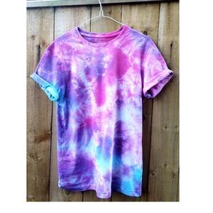 เสื้อยืดผู้ชายไซส์ใหญ่คุณภาพสูง ลายมัดย้อม ทรงหลวมไหล่ตก รับสกรีนโลโก้ ผ้าถักเนื้อหนา สไตล์สตรีทแวร์ จากบังกลาเทศ - Product Image 6