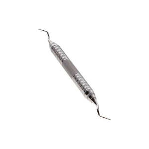 Instrumento Profesional para Colocación de Composite Dental, Espátula de Relleno Restaurador de Doble Extremo de Acero Inoxidable - Product Image 1