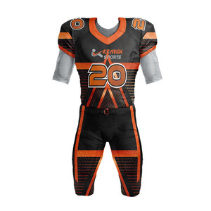 Premium American Football Teamwear Uniform Custom Logo Color 100% Polyester Moisture Wicking Sportswear Factory Pakistan - Product Image 5