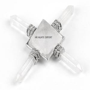 Mejor venta ágata cuarzo transparente pirámide lápiz punto piedra preciosa generador piedras naturales cristales para energía lujo Feng Shui - Product Image 1