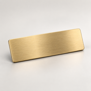 Plaque de logo en métal gaufré pour mobilier, OEM pour collections de luxe et identité de marque haut de gamme - Product Image 2
