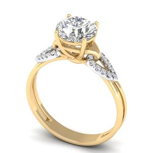 Bagues de fiançailles REYES en argent sterling 925 avec moissanite taille princesse de 3,1 carats, cadeau d'anniversaire original en or 14 carats, bijoux fins - Product Image 6