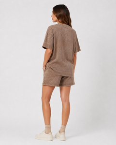 Conjuntos de Verano para Mujer, Corte Holgado, Top y Pantalones Cortos a Juego, Ropa Ligera y Transpirable para Clima Cálido y Estilo Casual - Product Image 4
