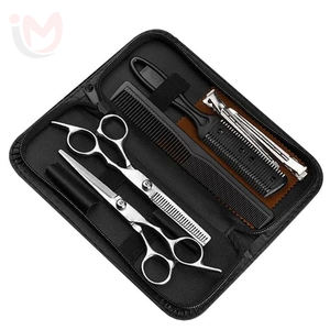 Ciseaux de coiffure professionnels durables en acier inoxydable, kit d'outils de salon avec logo personnalisé - Product Image 4