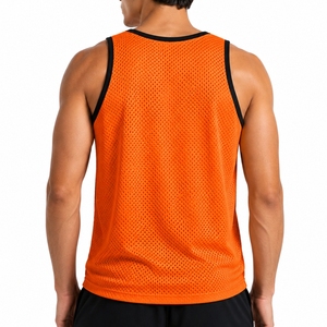 Custom <b>Men's</b> <b>Mesh</b> Tank <b>Top</b> Breathable <b>Mesh</b> Comfort Fit Custom Made Active Style Sports Vest Premium Quality For <b>Men</b> Wear - Product Image 2