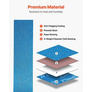 10 Pezzi Nastri Abrasivi in Zirconia 4 X 36 Pollici per Affilatura Coltelli, Grane 40 60 80 120 240, Dischi Abrasivi per Levigatrice 4 X 36 Pollici - Product Image 5