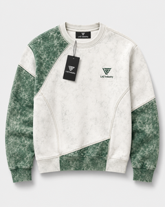 เสื้อสเวตเชิ้ตผู้ชายแฟชั่นสั่งทำพิเศษ 380GSM ล้างสีแบบแอซิดวอช สไตล์วินเทจ คอกลม คุณภาพสูง ผลิตจากผ้าฝ้าย/โพลีเอสเตอร์ กันน้ำ ระบายอากาศได้ดี เหมาะสำหรับฤดูหนาว - Product Image 2