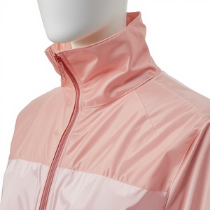 Chaqueta Cortavientos Reflectante con Capucha, Color Morado Claro, Cierre de Cremallera, Corte Regular, Estilo Casual, Unisex, Poliéster - Product Image 6