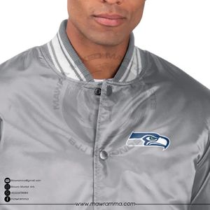 Chaqueta Bomber Vintage de Satén con Parches, Unisex, con Logotipo Personalizado Bordado, Chaqueta Varsity Oversize, Diseño con Parches, Estilo Urbano, OEM - Product Image 2