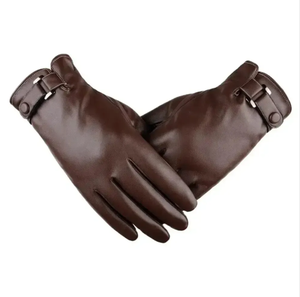 Guantes de Cuero de Moda con Nuevo Diseño, de Buena Calidad y al Mejor Precio, Cálidos, Casuales, Unisex, Suaves y Cómodos para Invierno - Product Image 1