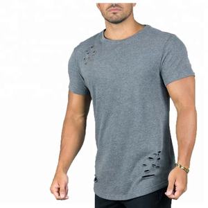 Men Distressed Heavyweight Cotton Blank Oversized <b>Tshirt</b> 100% Cotton for Men's T-shirt - Product Image 3