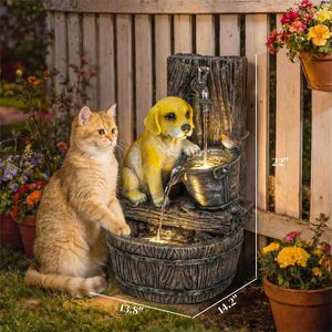 Fontana da Giardino Rustica Marrone per Esterni - Product Image 6