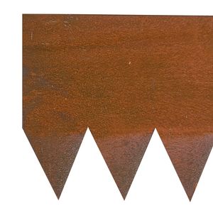 Bordatura per Giardino in Acciaio Resistente alle Intemperie, Pre-Ruggine, 40 X 8, Confezione da 6 Pezzi, Bordura Pieghevole per Giardino - Product Image 4
