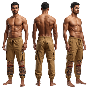 Pantalon TACTICAL STANDARD pour homme, coupe décontractée, imperméable, imprimé flamme, uni, avec fermeture éclair longue sur le devant, en toile rigide, personnalisable - Product Image 3