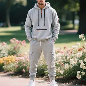 Conjunto Deportivo Urbano, Nuevo, para Hombre, Personalizable, Informal, Ecológico, de Invierno, Reversible, de Poliéster/Algodón - Product Image 4