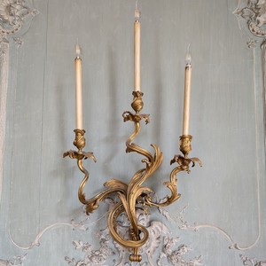 Aplique de Pared Dorado Europeo Clásico, Lámpara de Pared de Estilo Barroco Ornamentado para Decoración de Salón de Palacio, Villa u Hotel - Product Image 4