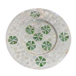 Assiette de présentation chic bohème en coquillage et nacre pour mariage côtier et réception de luxe - Product Image 1