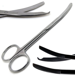 Ciseaux Iris RSI à lame incurvée latérale en acier inoxydable, instruments chirurgicaux de classe I pour usage hospitalier, certifiés CE - Product Image 6