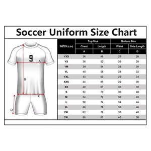 Conjunto de Camiseta de Fútbol para Hombre con Degradado Azul, Cuello en V, Manga Corta, Absorbe la Humedad, Ajuste Atlético, para Todas las Temporadas, Impresión Sublimada - Product Image 4