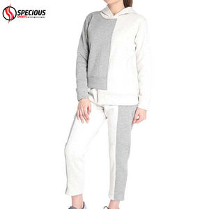 Conjunto Deportivo con Capucha para Mujer, Venta al Por Mayor, Algodón y Felpa, Logotipo Personalizado, Ecológico, Grueso, Color Amarillo Informal - Product Image 2