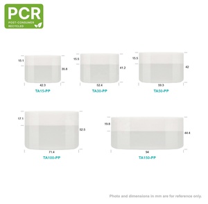 กระปุกครีมบำรุงผิว PCR สำหรับพลาสติก PP PE (ชุด TA-PCRPP)