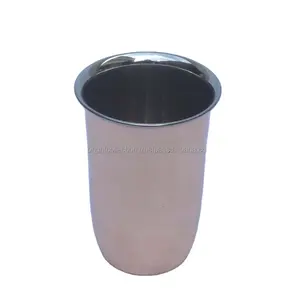 Copper Tumbler Cup With Inside Nickel Modern Travel Mug With Metal Straw Double Wall Stainless Steel Tumbler