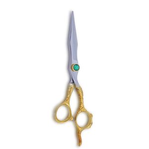 Juego de Tijeras de Peluquería con Mango de Dragón |   Semibanhado en Oro - Product Image 2