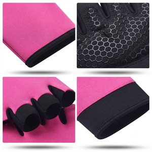 Professional Weightlifting <b>Gloves</b> With Wrist Support Padded Palm Gym Fitness Fitness Workout Weightlifting <b>Gloves</b> Adjustable - Product Image 5
