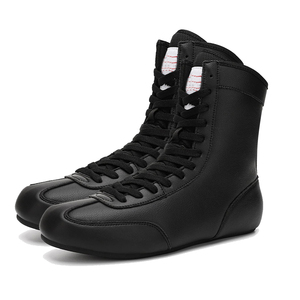 Chaussures de boxe DM Pro pour homme, respirantes, à lacets, triple maille, cuir synthétique, semelle antidérapante résistante à l'usure, légères, prêtes à être expédiées - Product Image 6