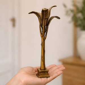 SHUBHAM Escultura de Plátano Hecha a Mano en Latón Macizo, Estatua Decorativa de Planta de Plátano, Decoración Vintage para Mesa de Hogar y Oficina - Product Image 3