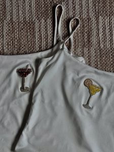 Top con Bordado y Adornos de Cuentas, con Detalles Delicados para Ropa de Boutique Exclusiva - Product Image 6