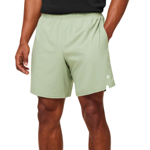 Pantalones Cortos Deportivos para Hombre, Ajustados, de 7 Pulgadas, Ligeros, para Entrenamiento, Running y Fitness, Color Verde Niebla - Product Image 4